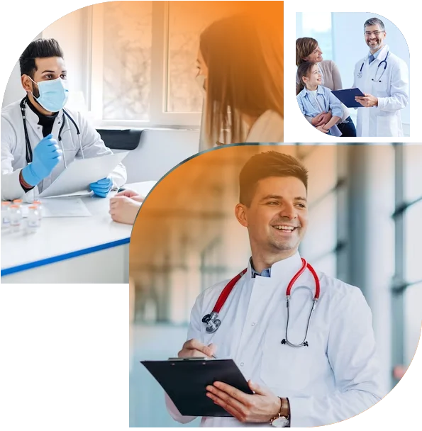 Orange_Medical_Care_Services_Doctor_With_Patients